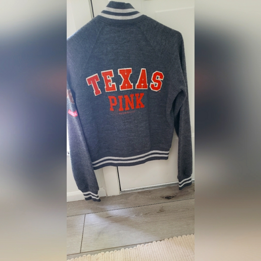 Victoria's Secret Texas pink jacket.